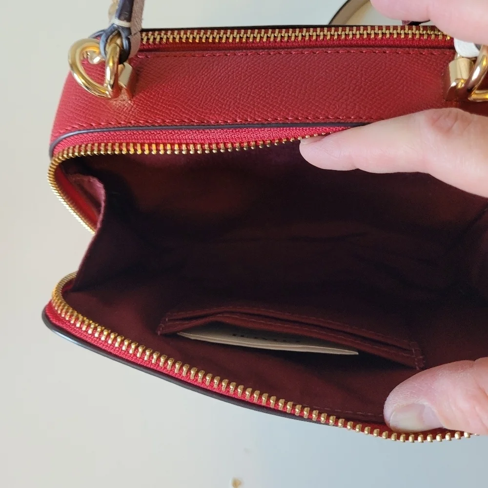 Coach X Disney Cruella Small Box Crossbody, New Without Tags